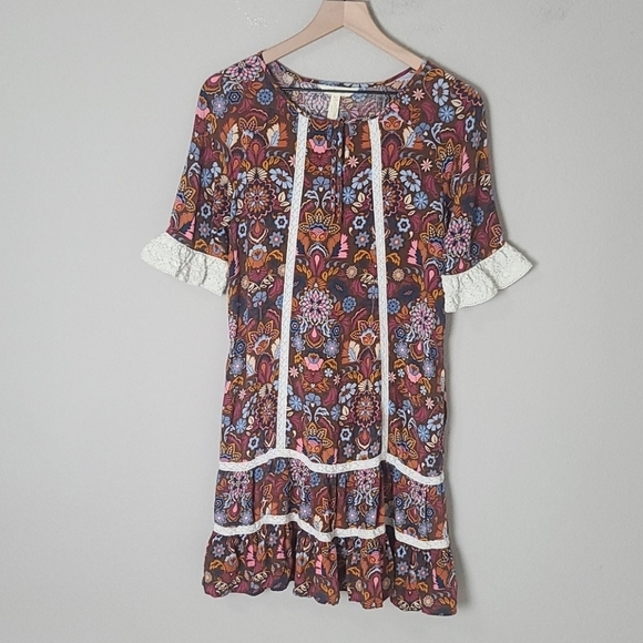 Matilda Jane Intermission Boho Floral Dress Size Small - Picture 1 of 5